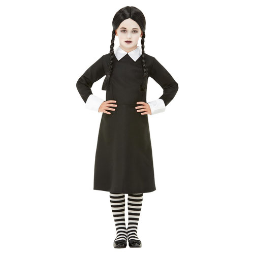 Gothic School Girl Fancy Dress Costume Kids Large - Age 10-12 Product Gallery Image